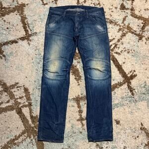 G Star Raw 5620 3D Low Tapered Mens Size 33x32 Streetwear